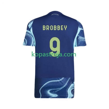 Billiga Fotbollströjor AFC Ajax Brian Brobbey 9 Borta tröja 2025/26 Kortärmad